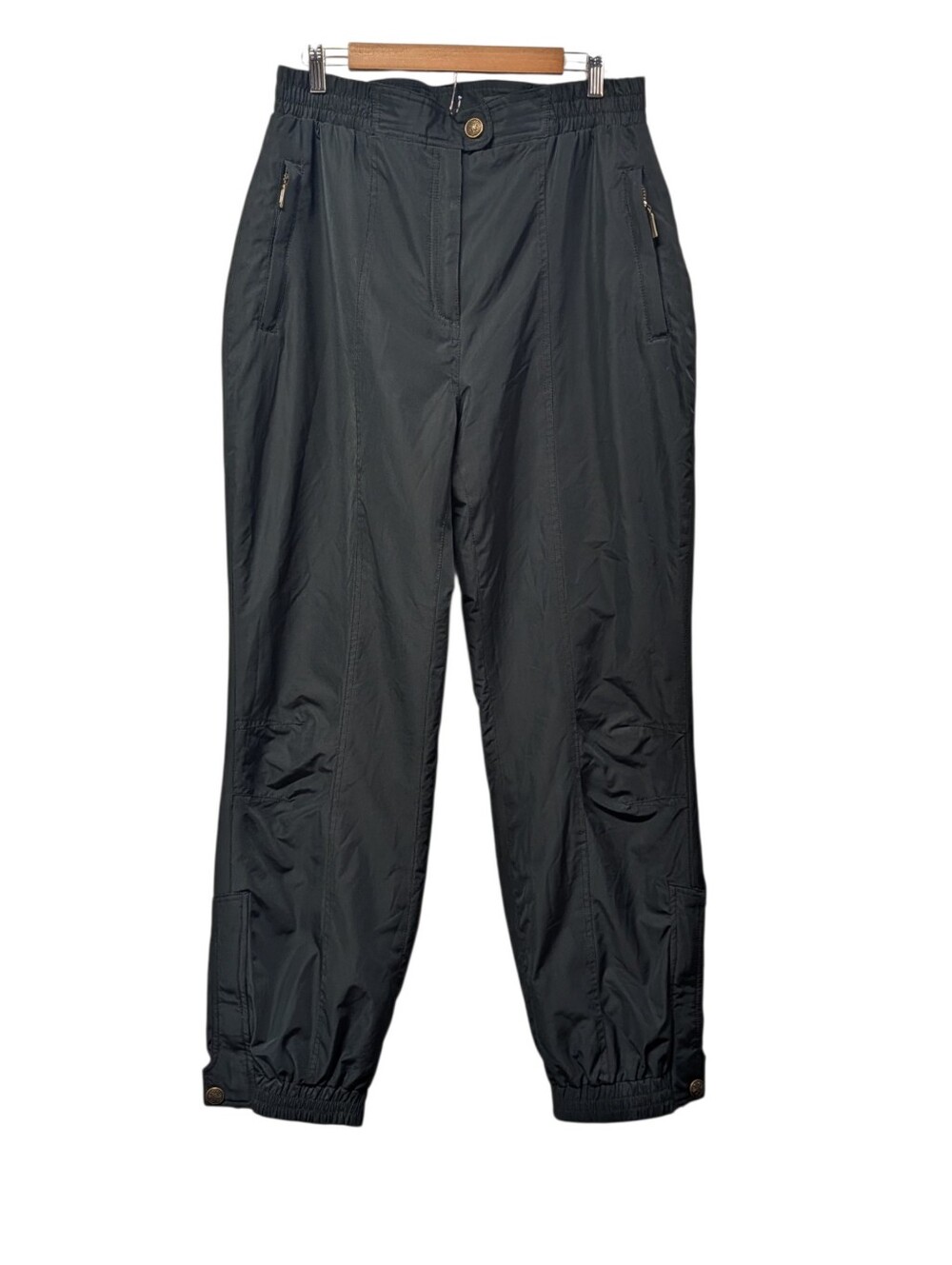 Vintage Nordica Sportsystem Womens Black Insulated Ski Snow Pants Size 14